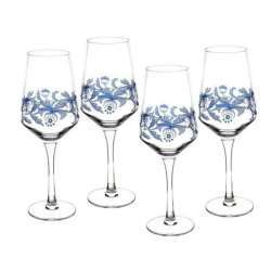 Spode Blue Wine Glasses Set...