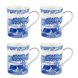 Spode Blue Mug 12oz Set of 4